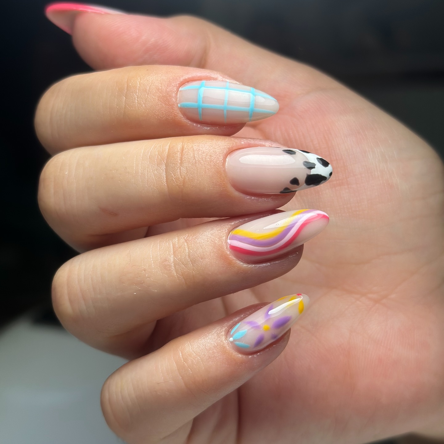 Jel tırnak çalışması — trend nail art Beşiktaş protez tırnak